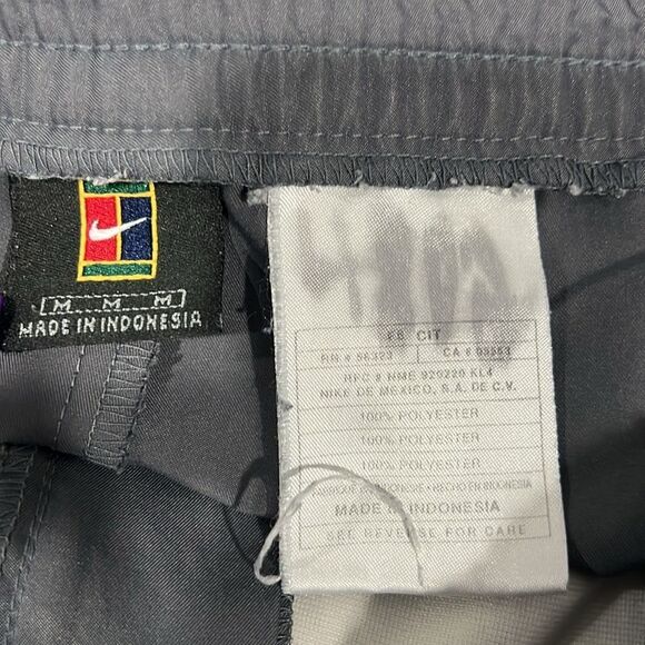 🎾Vintage 90’s NIKE Agassi Challenge Court Mens Sz Medium Polyester Tennis Short - Picture 8 of 11